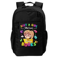 Cute Students Tee Just A  Who Loves Reading Books  Backpack