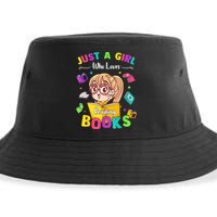 Cute Students Tee Just A  Who Loves Reading Books  Sustainable Bucket Hat