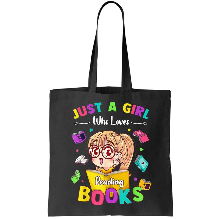 Cute Students Tee Just A  Who Loves Reading Books  Bag