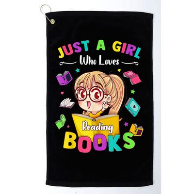 Cute Students Tee Just A  Who Loves Reading Books  Golf Towel
