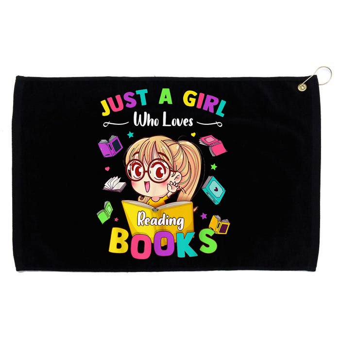 Cute Students Tee Just A  Who Loves Reading Books  Grommeted Golf Towel