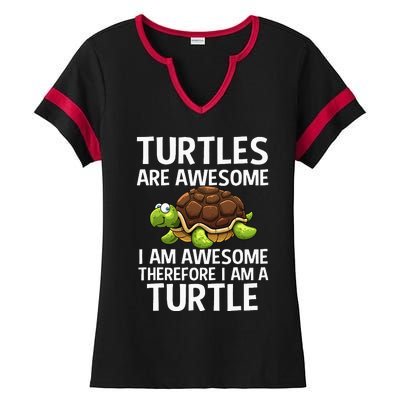 Cool Sea Turtle For Men Women Tortoise Lover Turtle Animal Ladies Halftime Notch Neck Tee