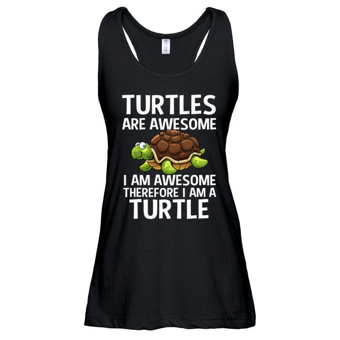 Cool Sea Turtle For Men Women Tortoise Lover Turtle Animal Ladies Essential Flowy Tank