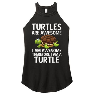 Cool Sea Turtle For Men Women Tortoise Lover Turtle Animal Women's Perfect Tri Rocker Tank