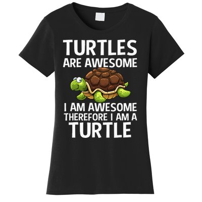 Cool Sea Turtle For Men Women Tortoise Lover Turtle Animal Women's T-Shirt