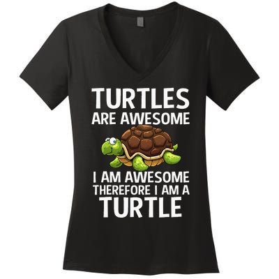 Cool Sea Turtle For Men Women Tortoise Lover Turtle Animal Women's V-Neck T-Shirt