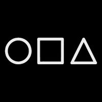 Circle Square Triangle Minimalist Symbol Design Baby Bodysuit