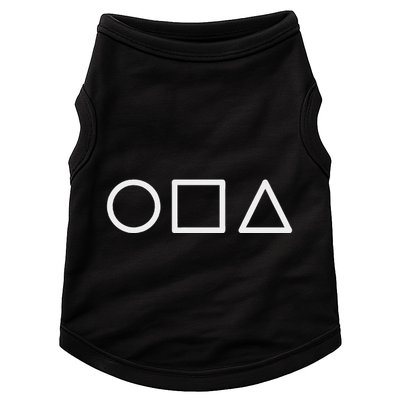 Circle Square Triangle Minimalist Symbol Doggie Tank