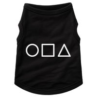 Circle Square Triangle Minimalist Symbol Doggie Tank