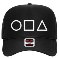 Circle Square Triangle Minimalist Symbol Trucker Hat