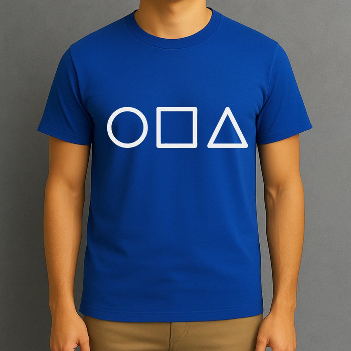 Circle Square Triangle Minimalist Symbol T-Shirt