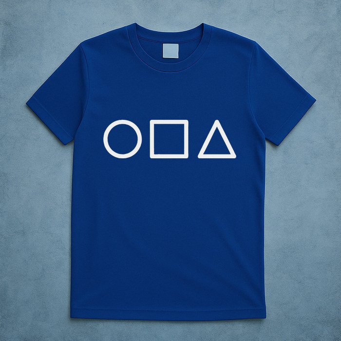 Circle Square Triangle Minimalist Symbol T-Shirt