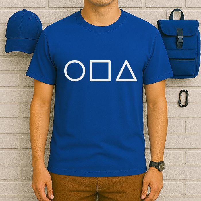 Circle Square Triangle Minimalist Symbol T-Shirt