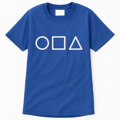 Circle Square Triangle Minimalist Symbol Tall T-Shirt