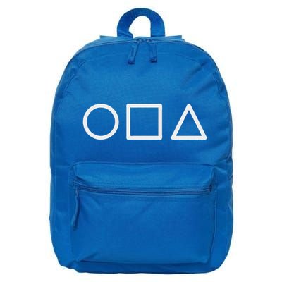 Circle Square Triangle Minimalist Symbol 16 in Basic Backpack