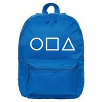 Circle Square Triangle Minimalist Symbol 16 in Basic Backpack