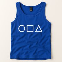 Circle Square Triangle Minimalist Symbol Tank Top