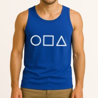 Circle Square Triangle Minimalist Symbol Tank Top