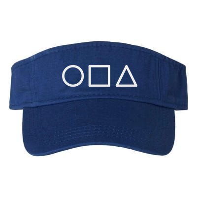 Circle Square Triangle Minimalist Symbol Visor