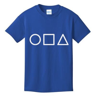 Circle Square Triangle Minimalist Symbol Kids T-Shirt