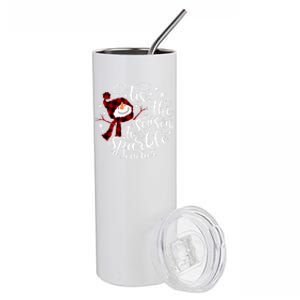 Christmas Snow Tis The Season To Teacher Funny Gift Stainless Steel Tumbler