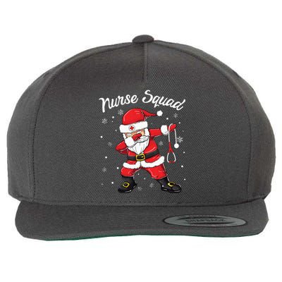 Christmas Scrub Tops Women Dabbing Santa Scrubs Nurse Squad Wool Snapback Cap