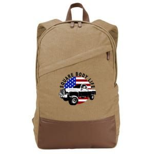 Classic Squarebody Truck 4x4 Square Body Cotton Canvas Backpack