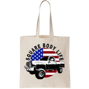 Classic Squarebody Truck 4x4 Square Body Tote Bag