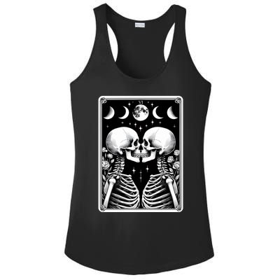 Celestial Skeleton The Lovers Tarot Card Moon Phases Meaningful Gift Ladies PosiCharge Competitor Racerback Tank