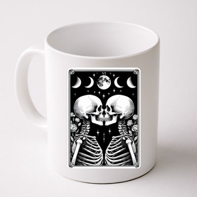 Celestial Skeleton The Lovers Tarot Card Moon Phases Meaningful Gift Coffee Mug