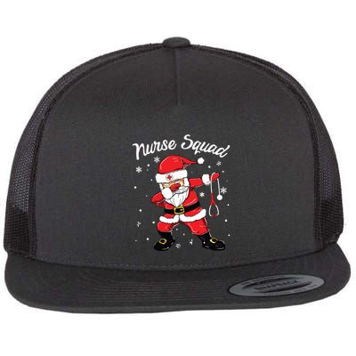 Christmas Scrub Tops Women Dabbing Santa Scrubs Nurse Squad Flatbill Hat