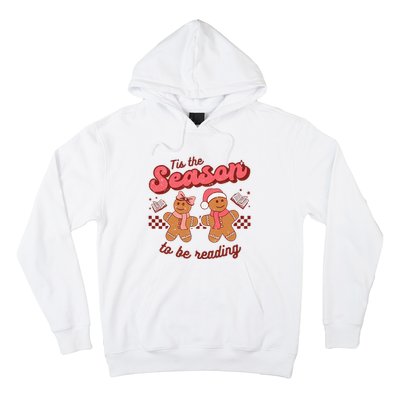 Christmas School Teacher Retro Librarian Groovy Xmas Books Hoodie