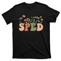 Cute SPED Teacher Special Education Wildflower SPED Teacher T-Shirt