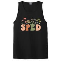 Cute SPED Teacher Special Education Wildflower SPED Teacher PosiCharge Competitor Tank