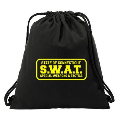 Connecticut Swat Team Srt Sheriff Law Enforcement Drawstring Bag
