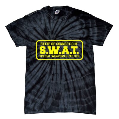 Connecticut Swat Team Srt Sheriff Law Enforcement Tie-Dye T-Shirt