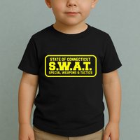 Connecticut Swat Team Srt Sheriff Law Enforcement Toddler T-Shirt