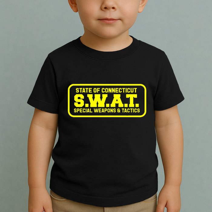Connecticut Swat Team Srt Sheriff Law Enforcement Toddler T-Shirt