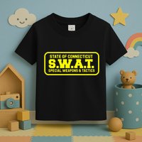 Connecticut Swat Team Srt Sheriff Law Enforcement Toddler T-Shirt