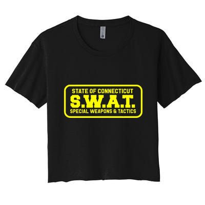 Connecticut Swat Team Srt Sheriff Law Enforcement Crop Top