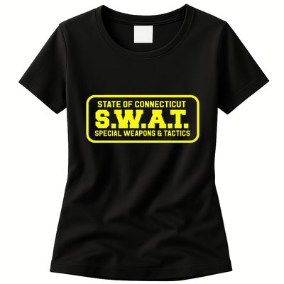 Connecticut Swat Team Srt Sheriff Law Enforcement Womens T-Shirt