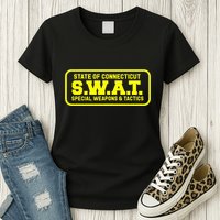 Connecticut Swat Team Srt Sheriff Law Enforcement Womens T-Shirt
