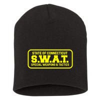 Connecticut Swat Team Srt Sheriff Law Enforcement Short Acrylic Beanie