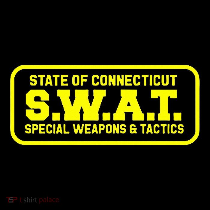 Connecticut Swat Team Srt Sheriff Law Enforcement Short Acrylic Beanie