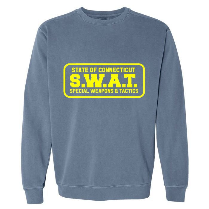 Connecticut Swat Team Srt Sheriff Law Enforcement Garment-Dyed Sweatshirt
