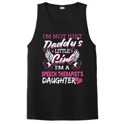 Cute Speech Therapist's Daughter Slp Therapy Daddy Gift PosiCharge Competitor Tank