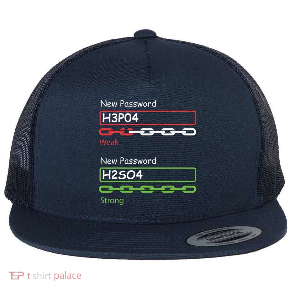 Chemist Science Teacher Student Chemistry Flat Bill Trucker Hat