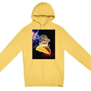 Crazy Space Taco Cat Funny V2 Premium Pullover Hoodie