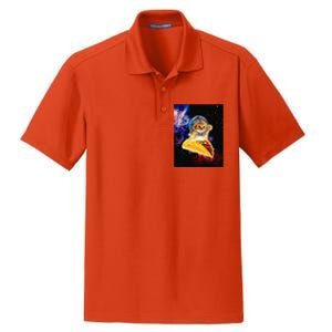 Crazy Space Taco Cat Funny V2 Dry Zone Grid Polo