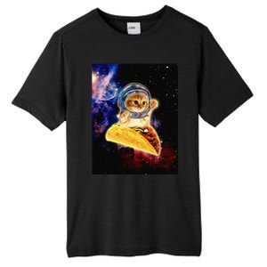 Crazy Space Taco Cat Funny V2 Tall Fusion ChromaSoft Performance T-Shirt